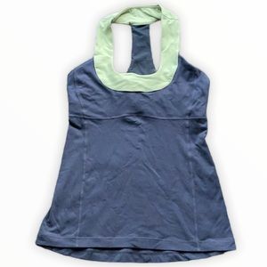 LULULEMON SCOOP NECK TANK POWER COLOR GRAY SIZE 6